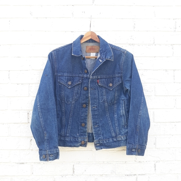 Vintage Levi's Denim Trucker Jacket size 16